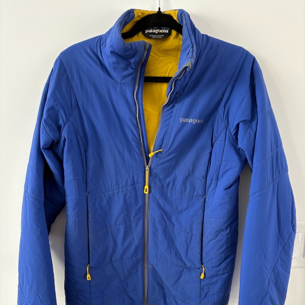 Blue Patagonia Softshell Jacket
